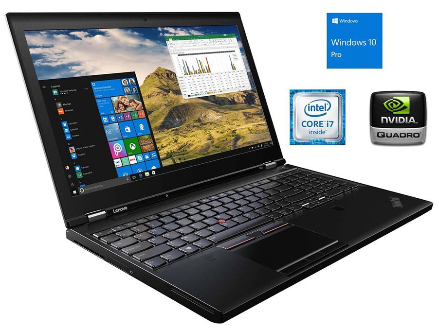 Lenovo P50 – Intel Core I7-6700Hq @ 2.60 Ghz – 256 Gb ssd – 16G DDR4