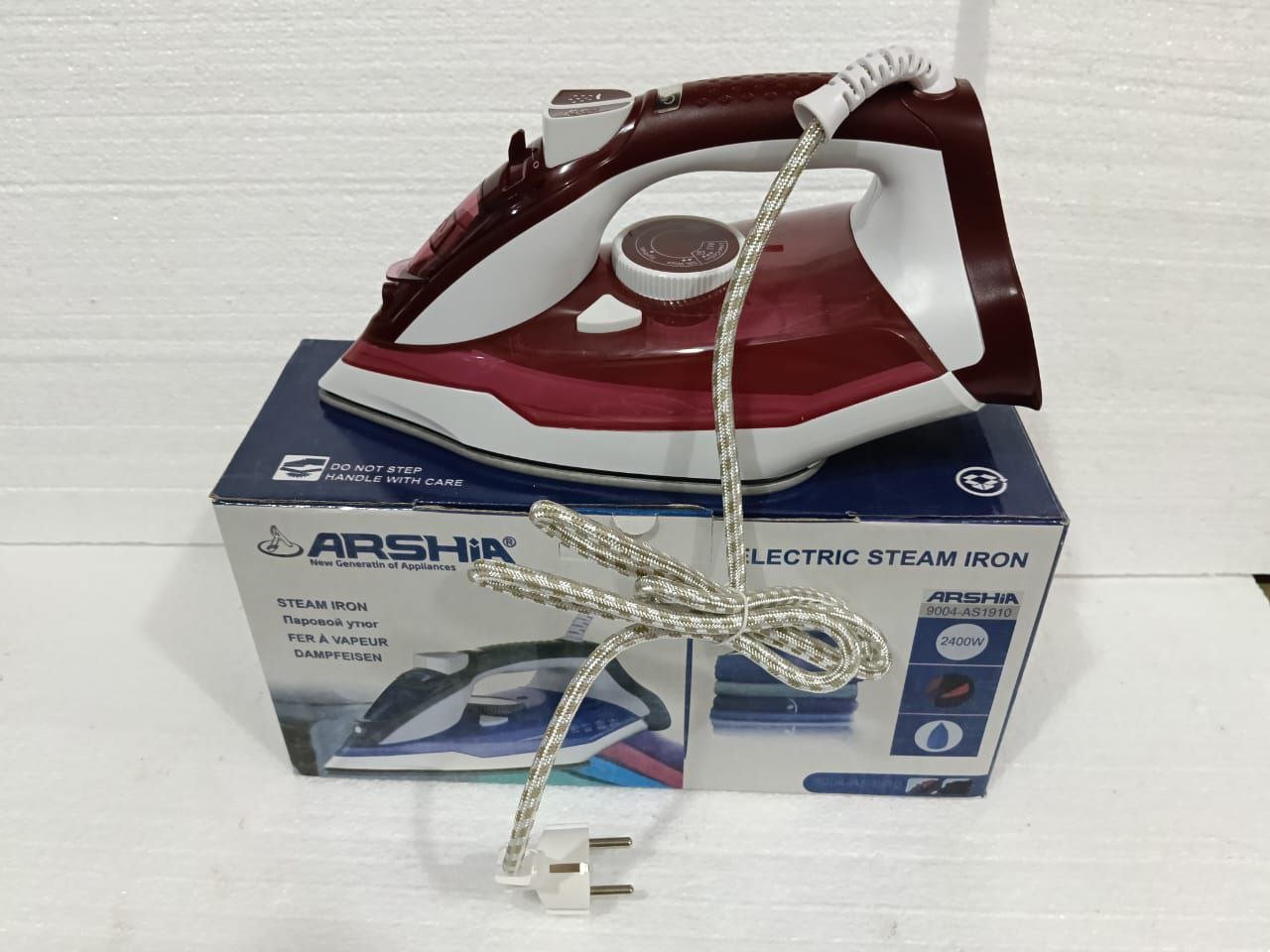 مكواه ارشيا  بخار  بقوة 2400 وات