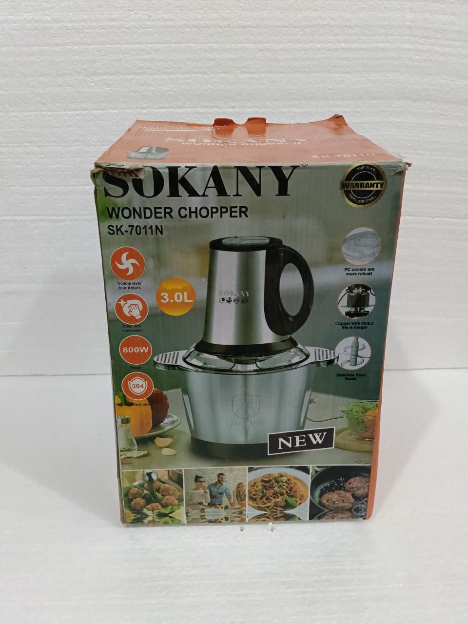 كبة سوكاني  3 لتر حلة استالس  4 شفرات