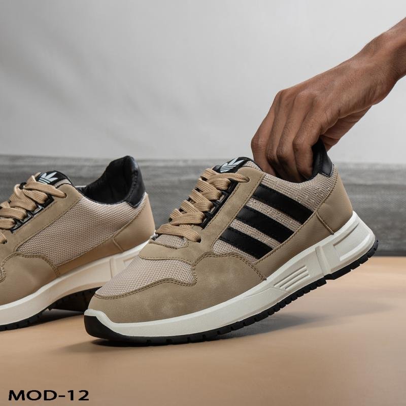 اديداس كاجوال مريح وأنيق - شامواه فاخر بنعل PVC ثنائي اللون