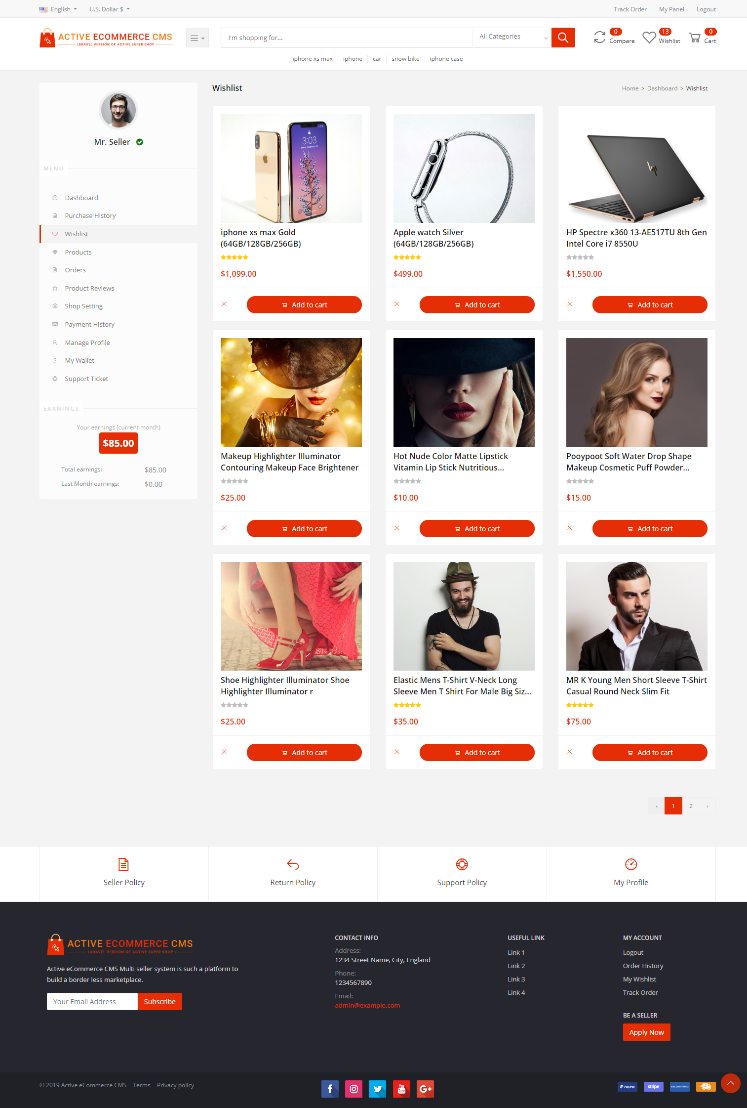Active eCommerce CMS