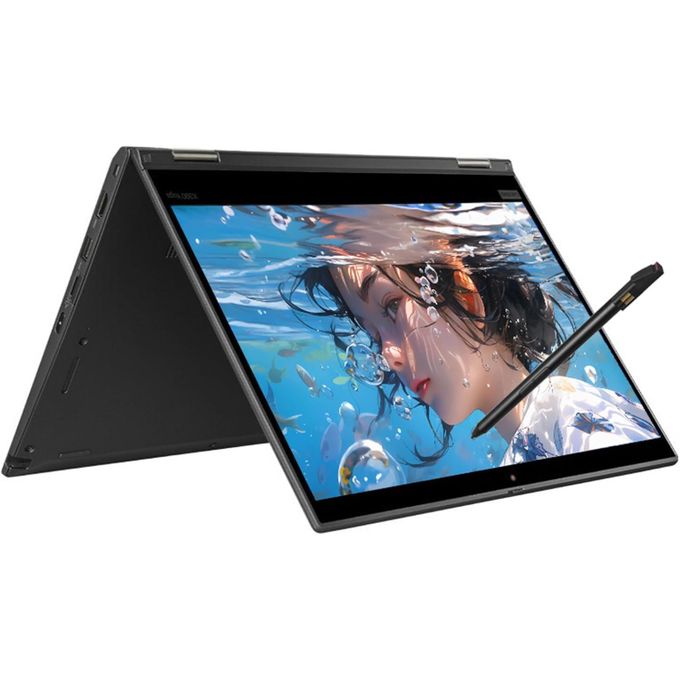 Lenovo ThinkPad X390 Yoga Intel Core i5 8th Gen 13.3-inch Full HD Thin and Light Touchscreen Laptop (8GB RAM/ 256 GB SSD/Windows 10 Professional/Black/ 1.42 Kg) بالقلم الاصلي