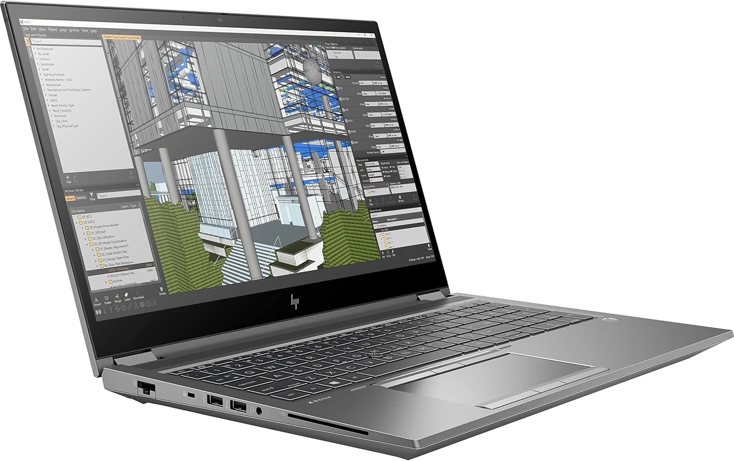 لابتوب hp zbook fury 15 g8 – كارت شاشة Nvidia RTX A2000 – شاشة 4K 120 hz