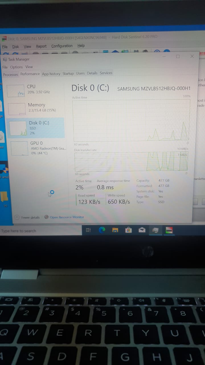 HP ProBook x360 435 G8 13.3″ FHD 2-in-1 Touchscreen Laptop, AMD Ryzen 7 Pro5850 - 5