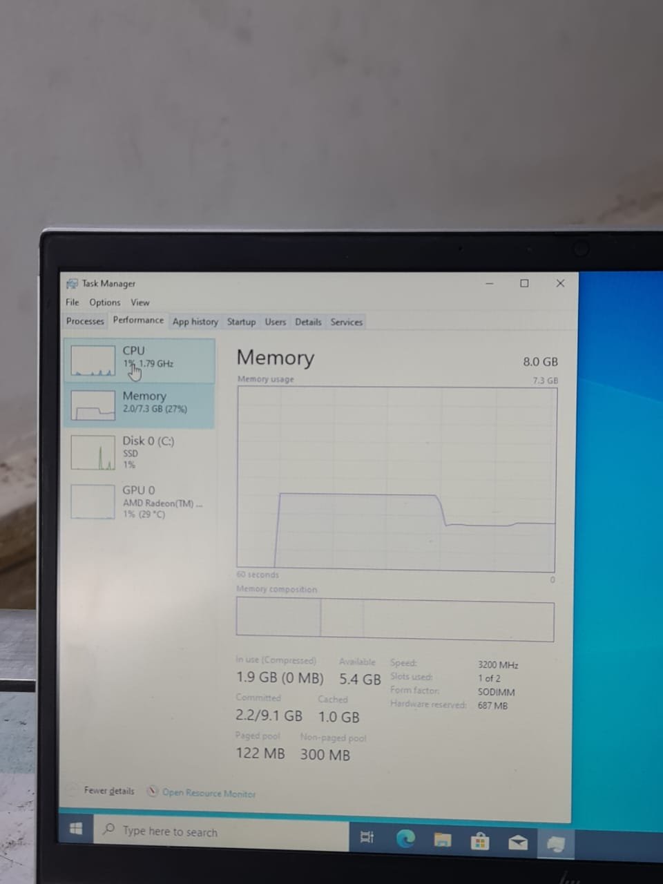 HP EliteBook 845 G7 14″ Notebook – Full HD – 1920 x 1080 – AMD Ryzen 7 PRO (2nd Gen) 4750U Octa-core (8 Core) 1.70 GHz – 8 GB RAM – 256 GB SSD
