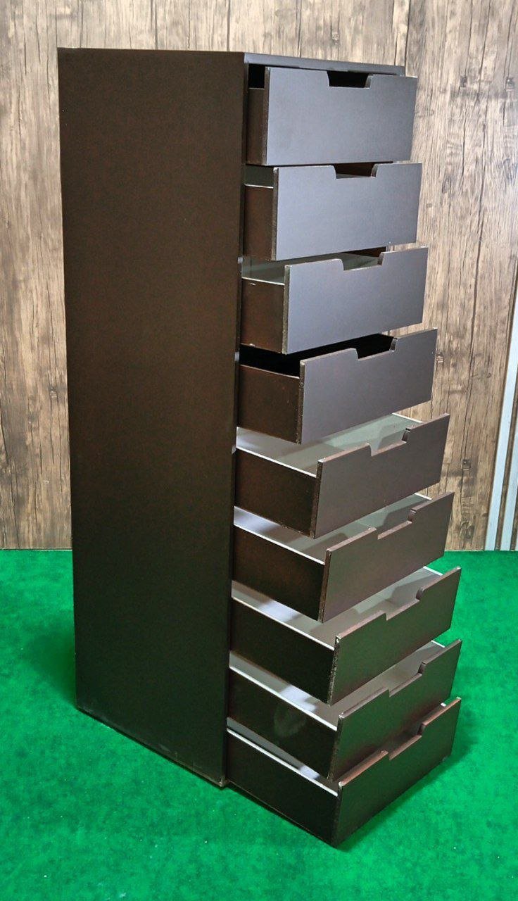 وحده ادراج ٩ درج  مقاس ٤٠ × ٤٠ ارتفاع ١٢٠