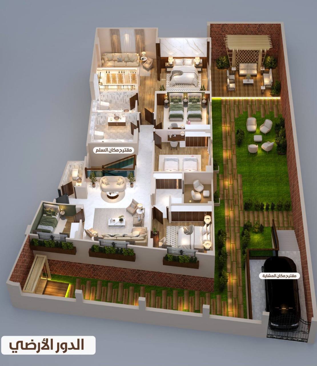 *افخم دوبلكس للبيع في منطقه القرنفل فيلات*  التجمع الخامس  خلف مكتب النائب العام ـــ دقيقه من  التسعين