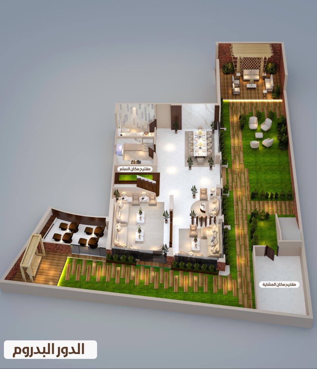 *افخم دوبلكس للبيع في منطقه القرنفل فيلات*  التجمع الخامس  خلف مكتب النائب العام ـــ دقيقه من  التسعين