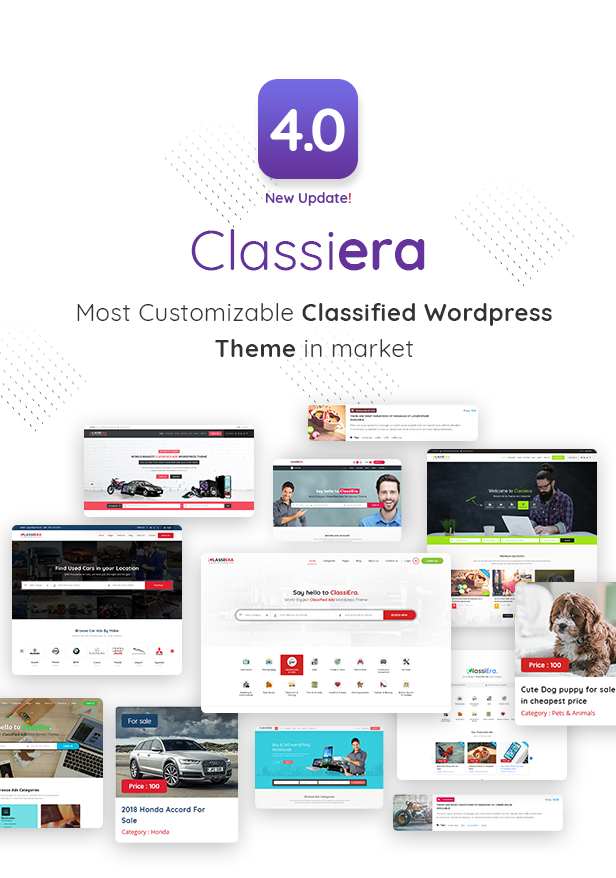 Classiera – Classified Ads WordPress Theme