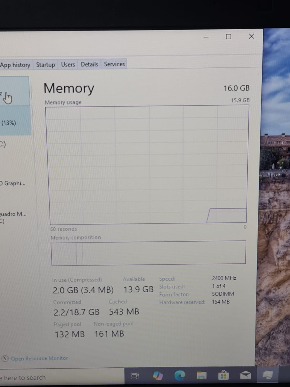 Dell Precision 7520 Core I7 6820HQ RAM 16GB – SSD 512GB – NIVIDIA 4G - 2