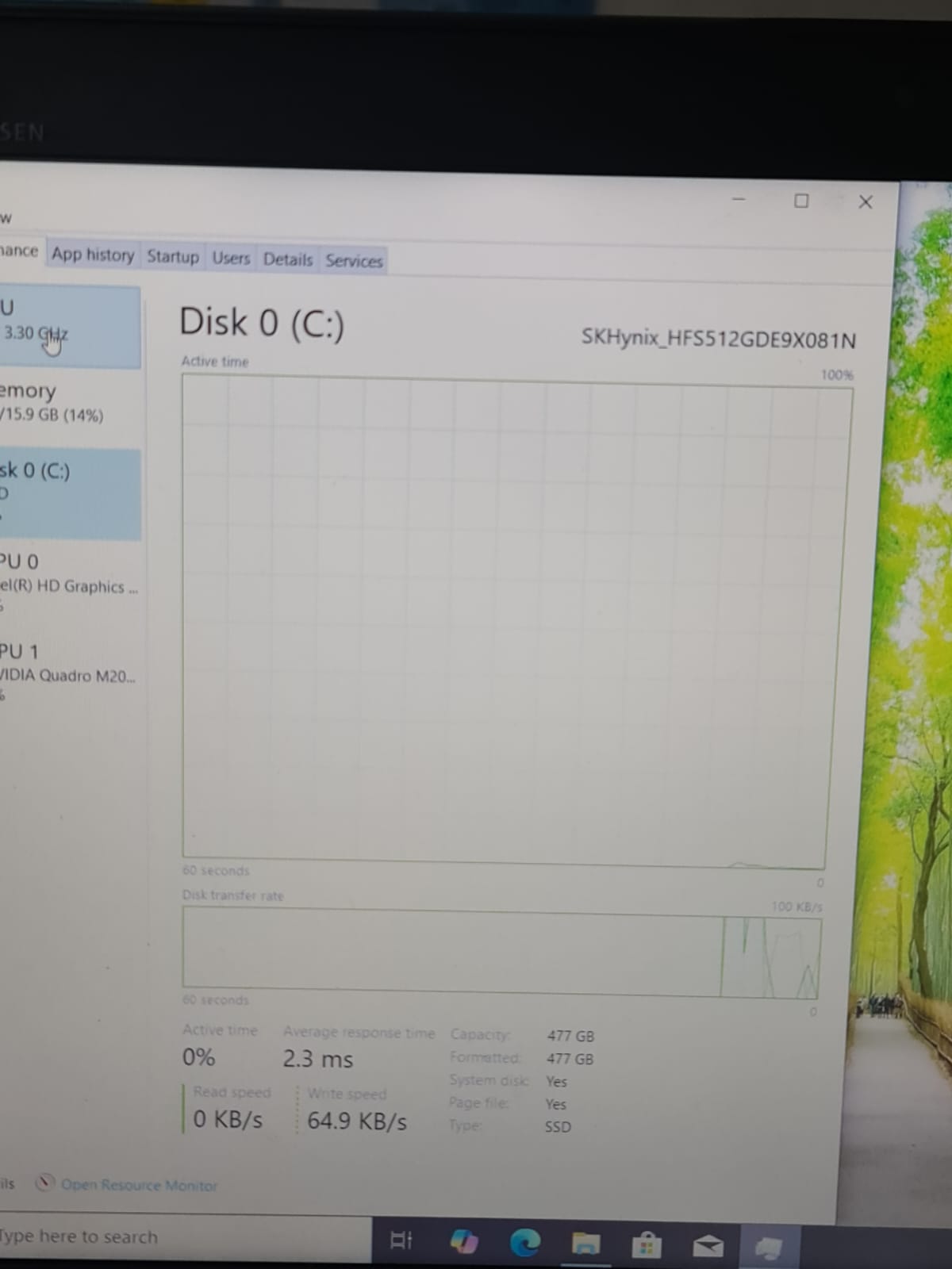 HP ZBOOK 17 G3 – CORE I7 HQ – SSD 256G – RAM 16G – NVIDEA M2000M 4G