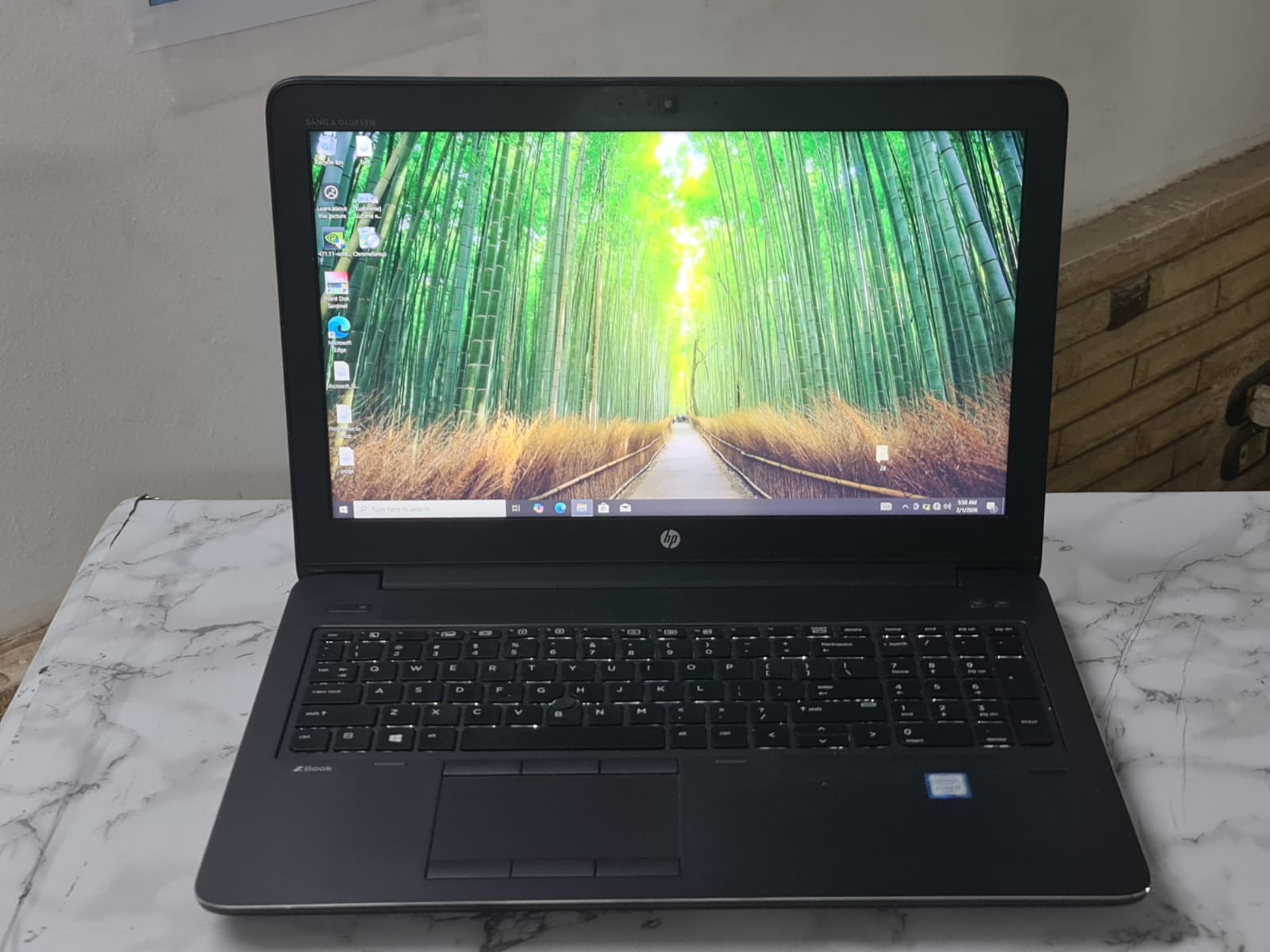 HP ZBOOK 17 G3 – CORE I7 HQ – SSD 256G – RAM 16G – NVIDEA M2000M 4G
