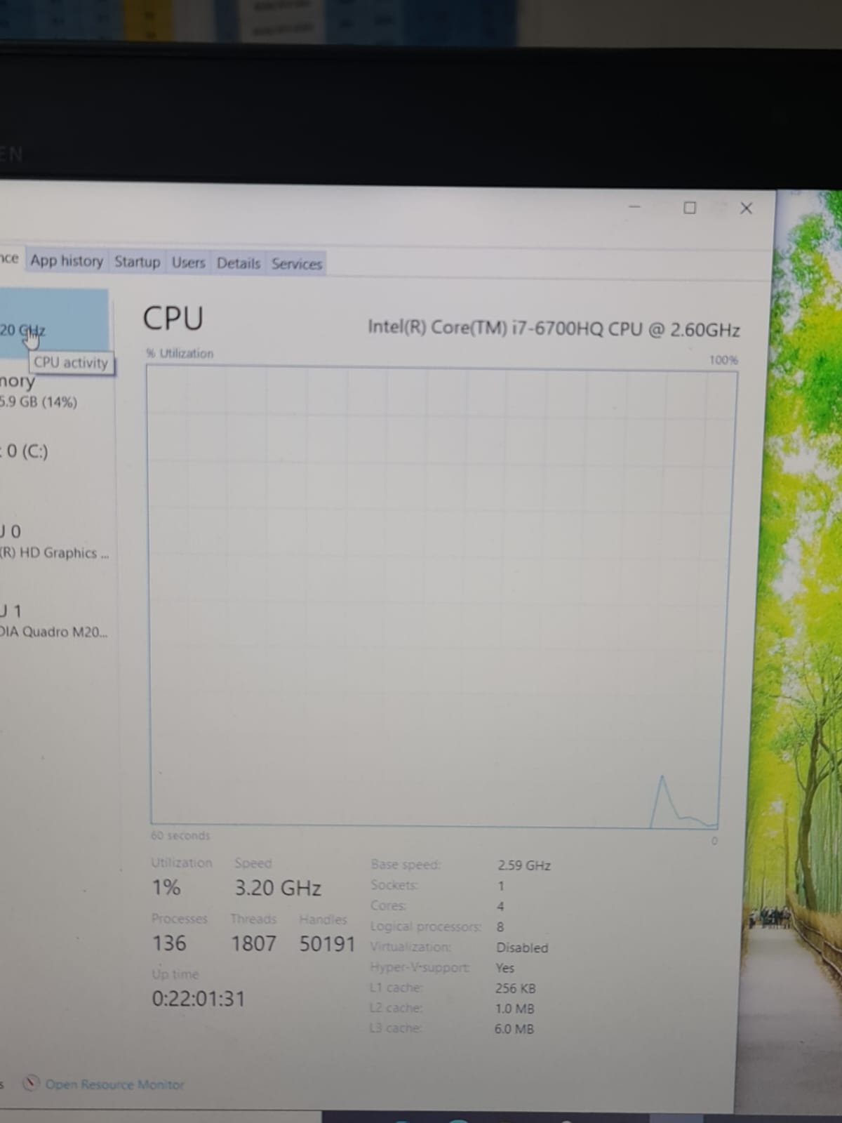 HP ZBOOK 17 G3 – CORE I7 HQ – SSD 256G – RAM 16G – NVIDEA M2000M 4G