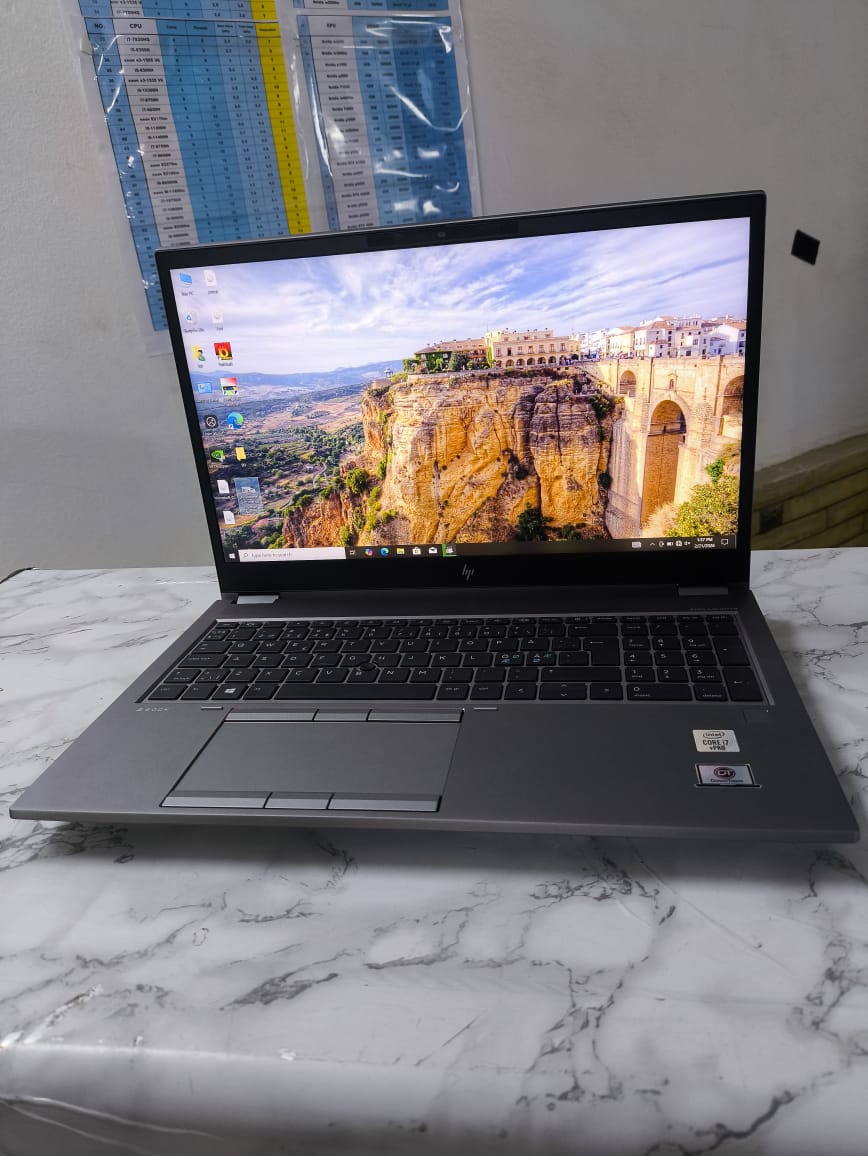 لابتوب hp zbook fury 15 g7 – معالج i7-10850h – كارت شاشة 6 جيجا Nvidia RTX 3000 - 10