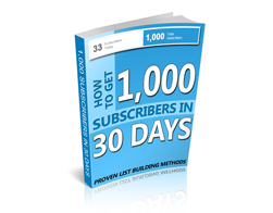 1,000 Subscribers in 30 Days